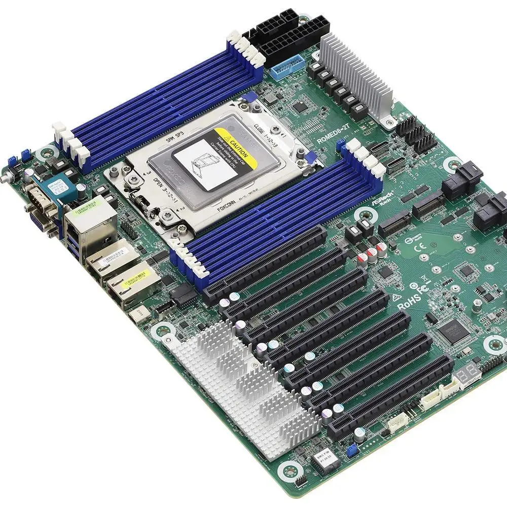 Dual Socket Sp3 Epyc Motherboard - Suitable For Original ASRock Rack ROMED8-2T