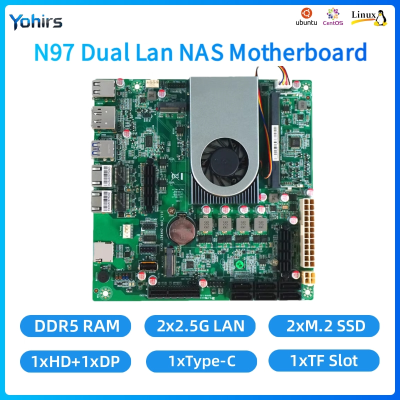 Mini Itx Dual 2.5G Nas Motherboard - Yohirs NAS Motherboard Mini ITX Intel