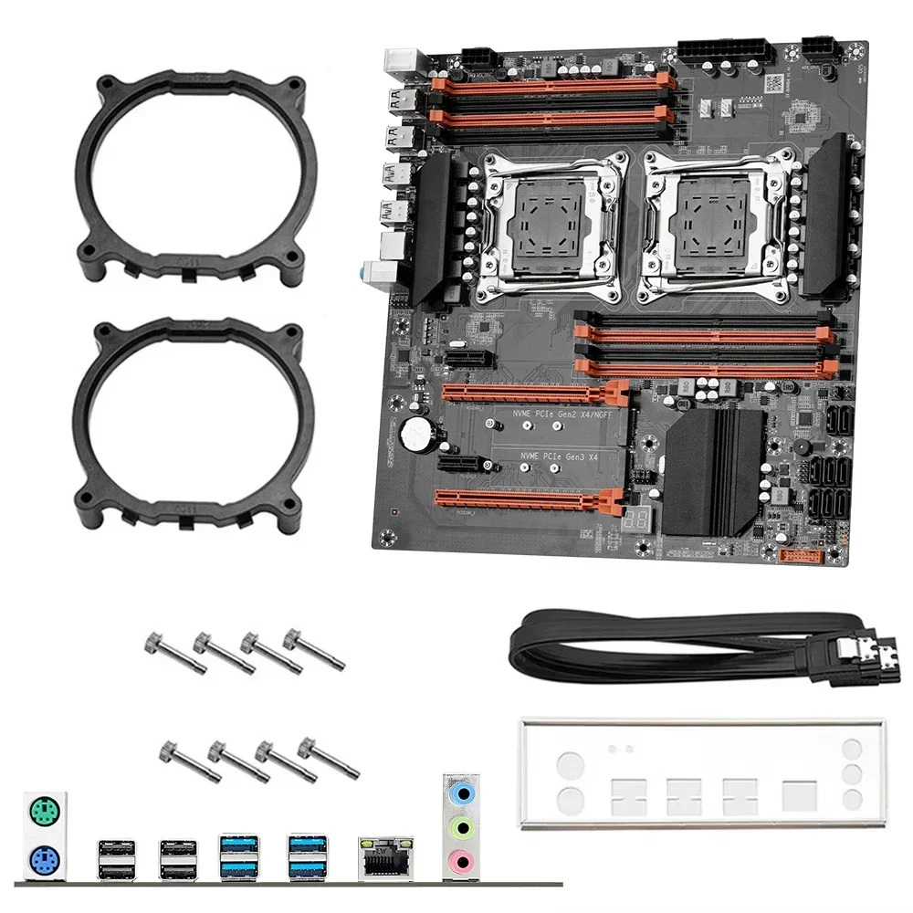 Dual Lga2011-3 Server Motherboard Combo - X99 Dual CPU SOYO Gaming Motherboard