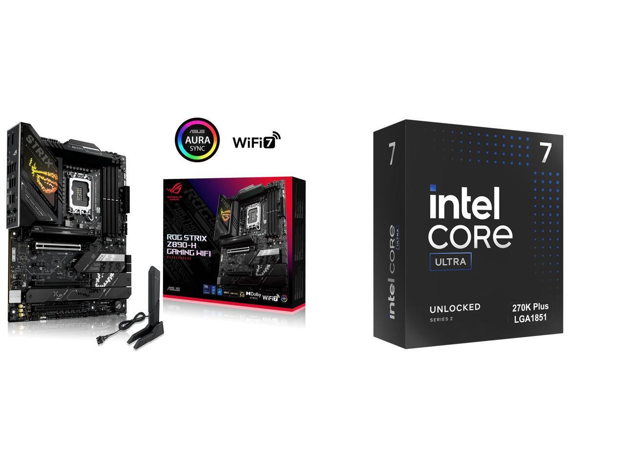 Z890 Wi-Fi 7 Motherboard - Motherboard CPU Combo - ASUS ROG