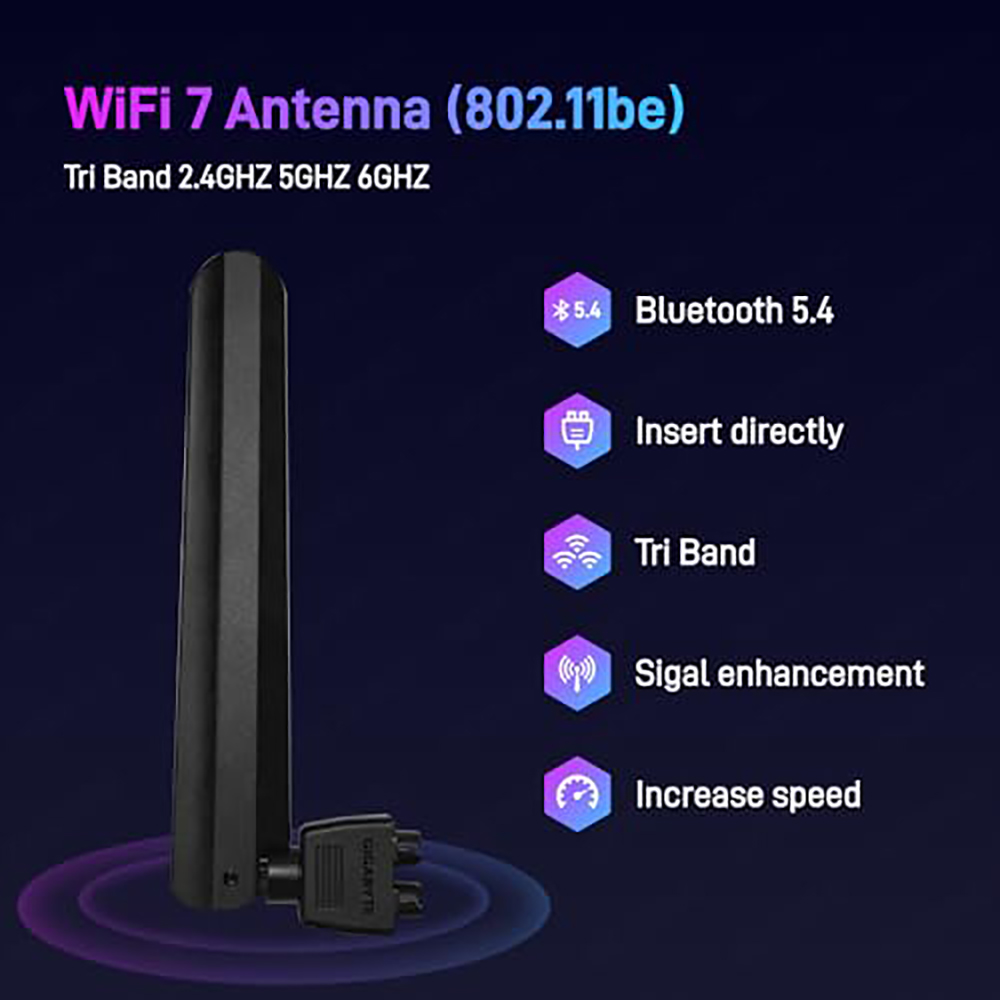 EZ-Plug WIFI 7 Antenna For GIG - đánh giá và giá Z890 Wi-Fi 7 Motherboard