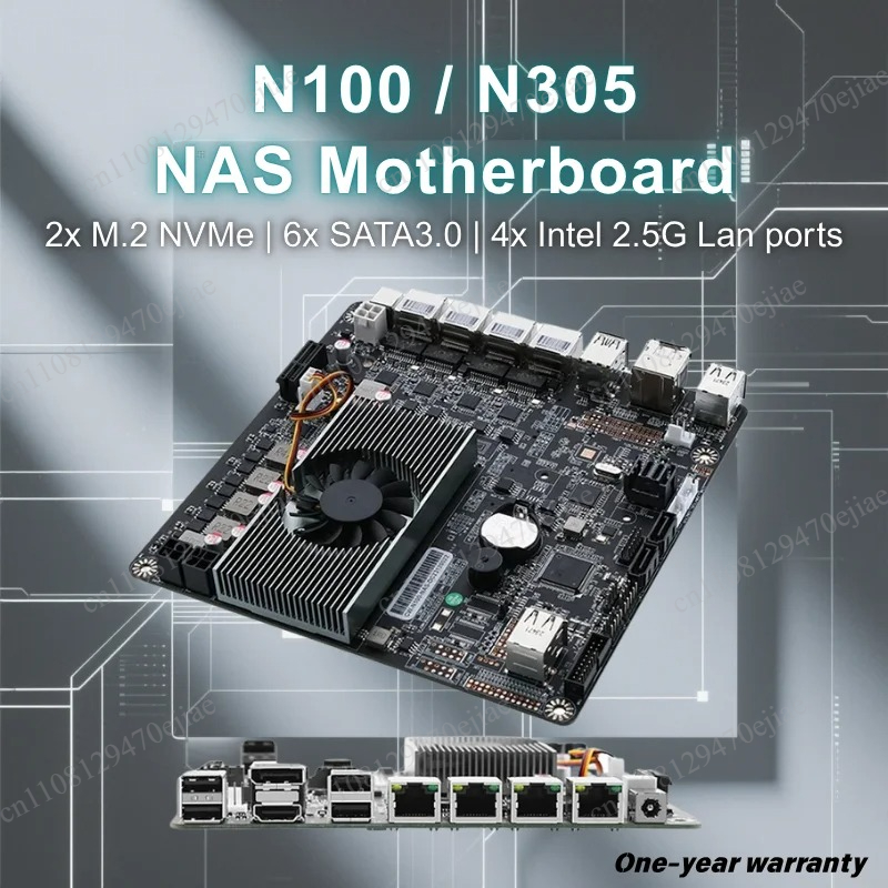 N100 Mini ITX NAS Motherboard  - đánh giá và giá Mini Itx Dual 2.5G Nas Motherboard