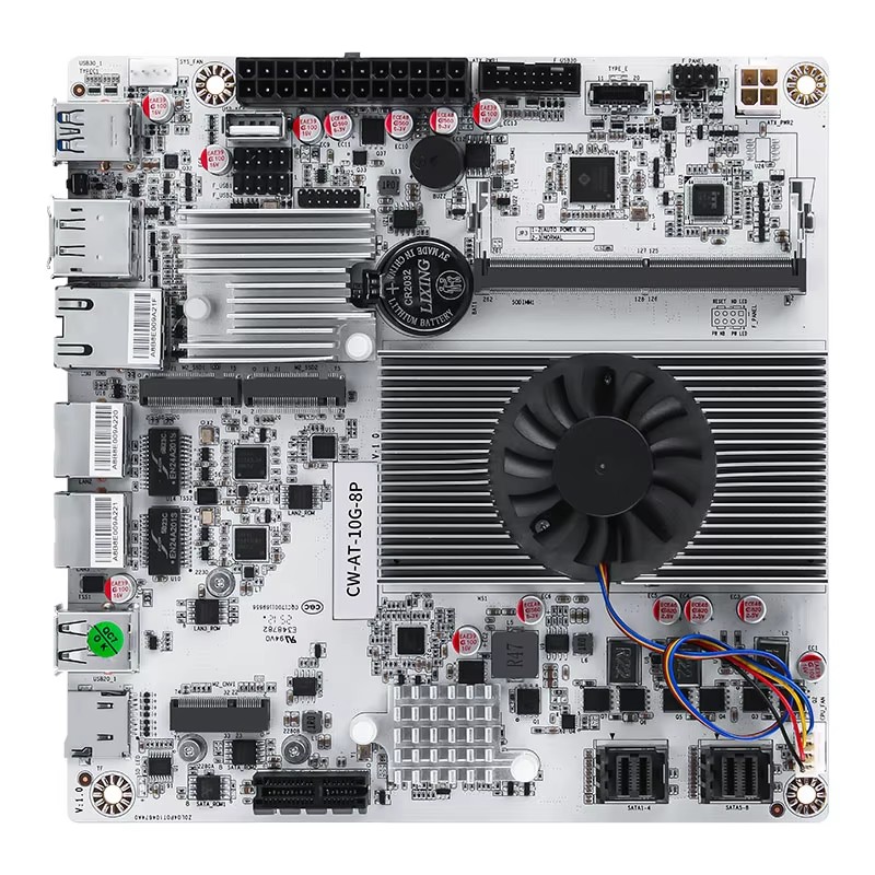 8-Bay NAS Mini ITX Motherboard - đánh giá và giá Mini Itx Dual 2.5G Nas Motherboard