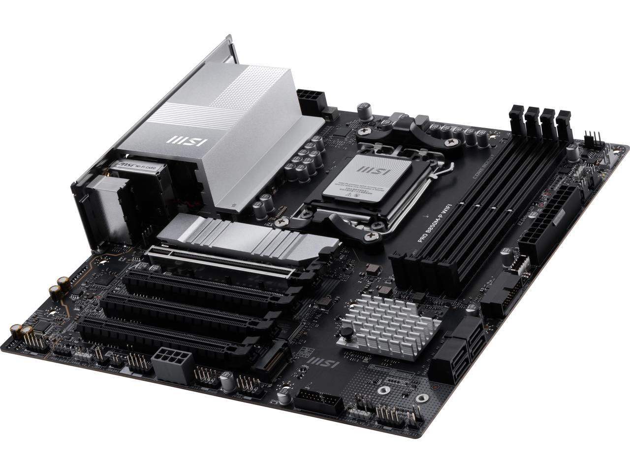 MSI PRO B850M-P WIFI AM5 AMD B - đánh giá và giá Am5 Micro Atx Pcie 5.0 Motherboard